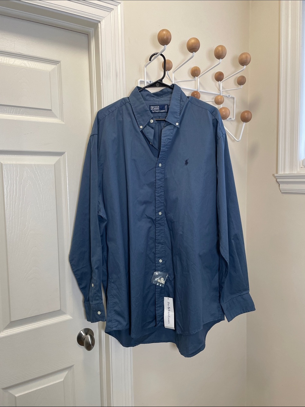 Ralph Lauren - Classic Old Money Button Down Long Sleeve - Blue - XL